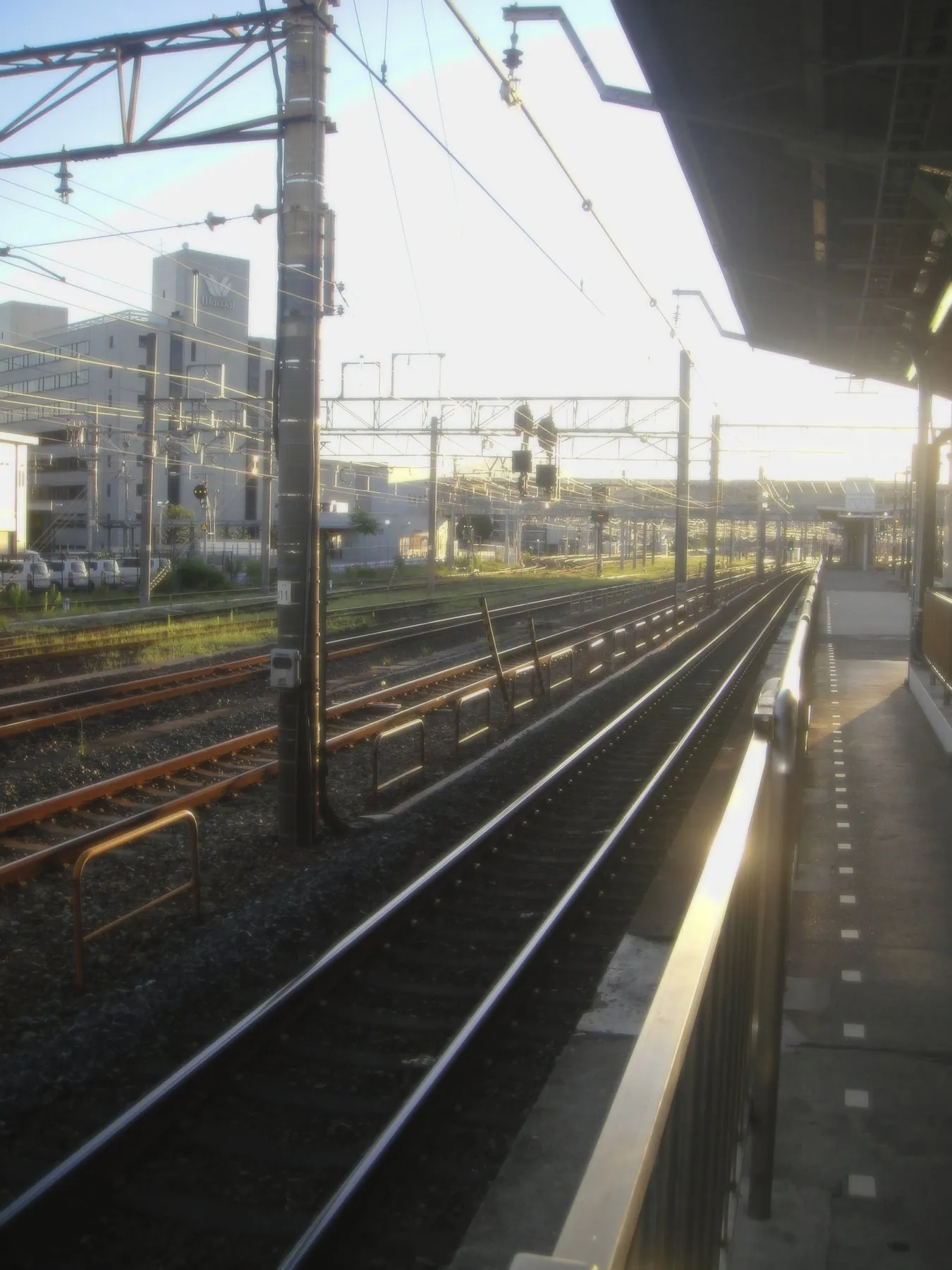 Station platform, Japan